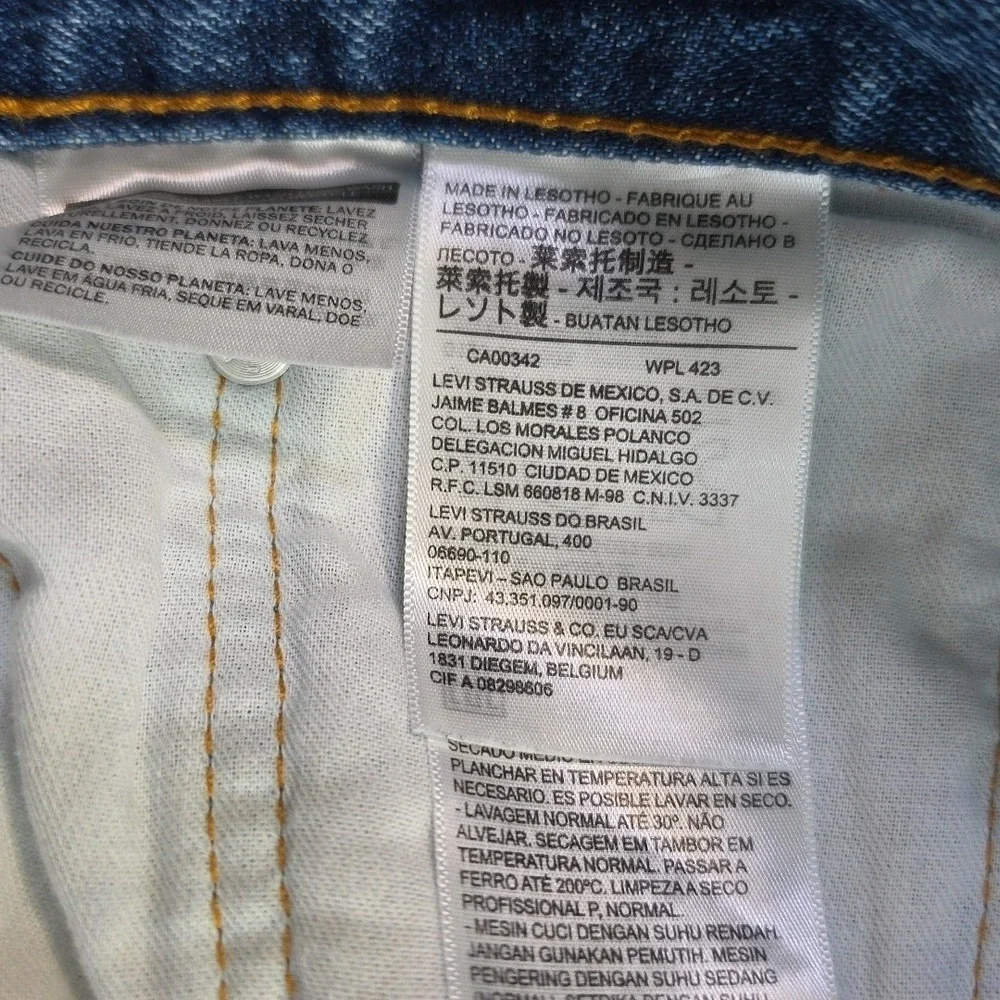 Levi's‎ 505 Jeans Men's 36x30 Med Wash 100% Cotton Straight Leg Classic Fit EUC